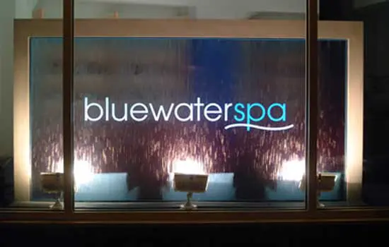 blue water spa